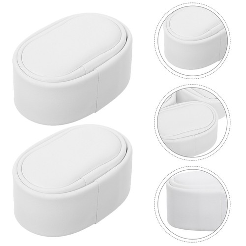 6pcs small white watch - white, cushion