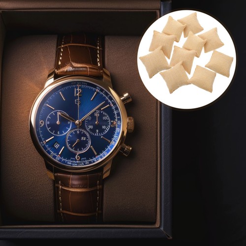 10pcs khaki linen watch - 10pcs,