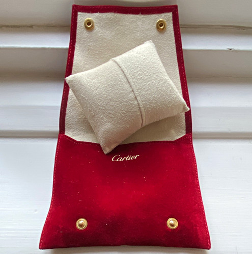 Cartier red velvet - cartier, watch