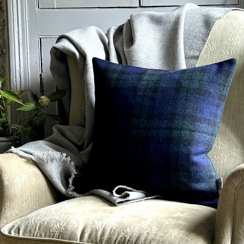 Harris tweed black - tweed,